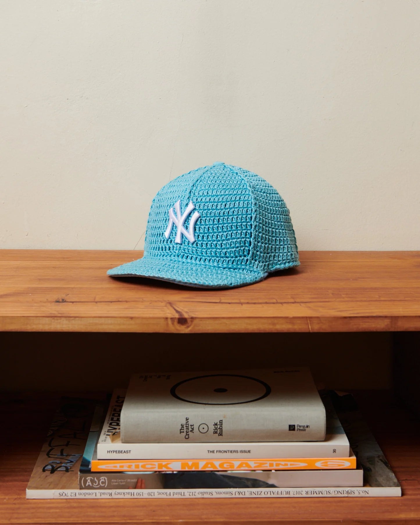 NY Crochet Fitted - Baby Blue